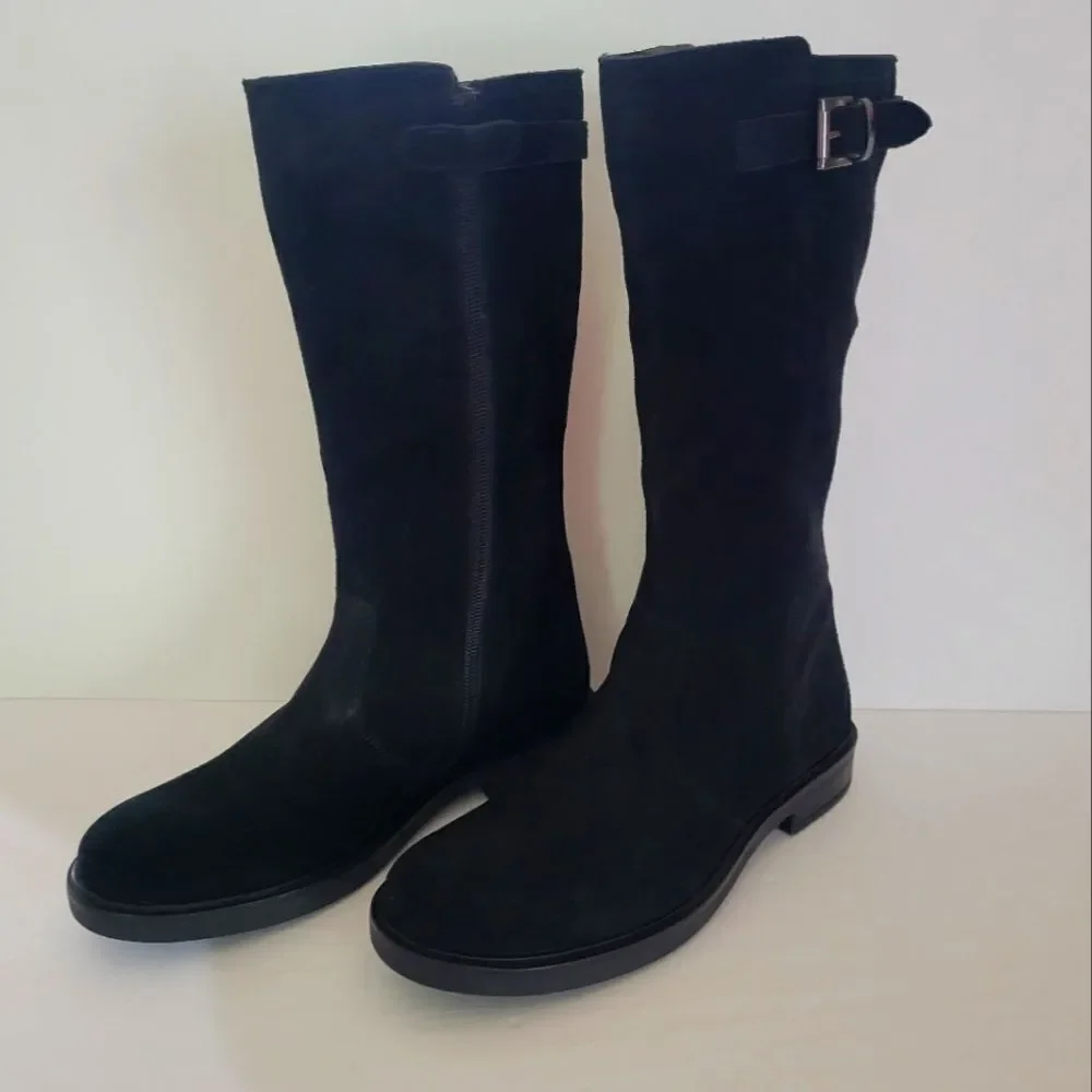 Lands' End Black Women's Suede Boots